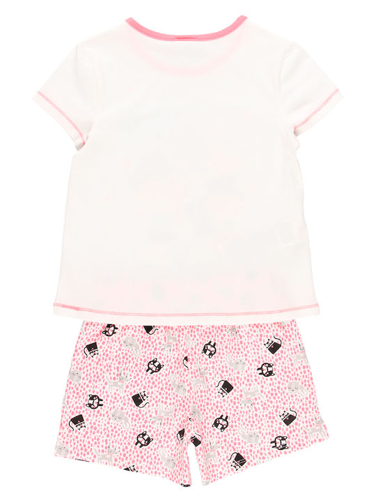 Boboli Set Top & Bottom Kids Summer Pyjamas White