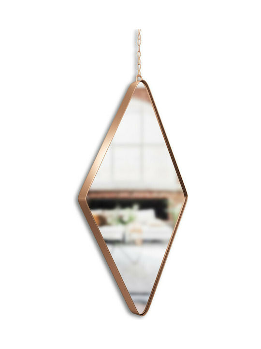 Umbra Wall Mirror with Gold Metallic Frame 28.6x38cm 3pcs