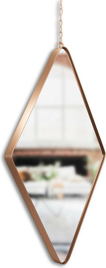 Umbra Wall Mirror with Gold Metallic Frame 28.6x38cm 3pcs