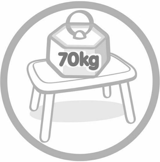Kindertisch aus Plastik Grün Smoby