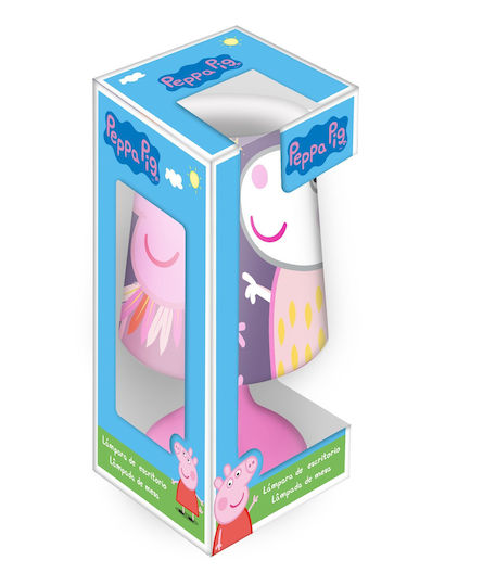 Kids Licensing Led Kids Portable Lamp Peppa Mini Pink 9x9x18εκ.