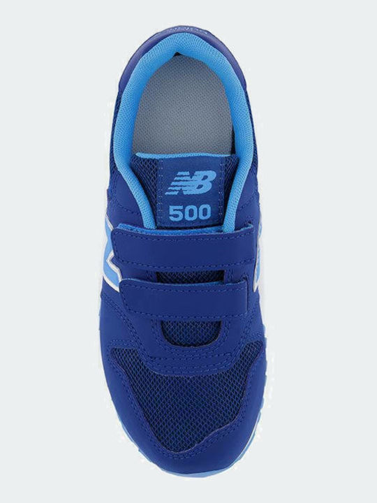 500 Kids Sneakers with Scratch Blue