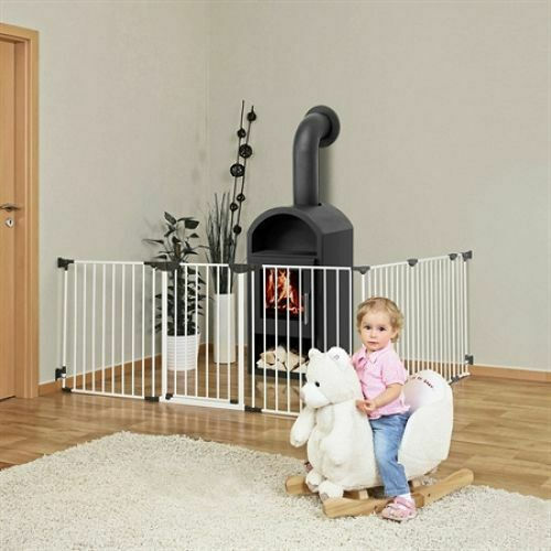 Reer Safety Gate Extensions with Screws, βιδωτό, βιδωτο made of Metal in White Color 75x20cm 1pcs
