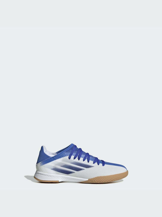 X Speedflow 3 IN Kids Soccer Cleats Indoor Cloud White / Legacy Indigo / Hi-Res Blue