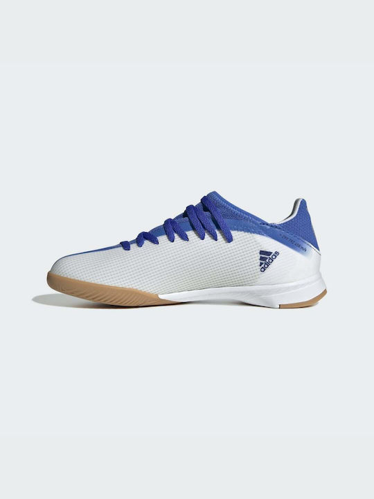 X Speedflow 3 IN Kids Soccer Cleats Indoor Cloud White / Legacy Indigo / Hi-Res Blue