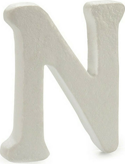 Pincello Literă N Articol de artizanat în White Culoare