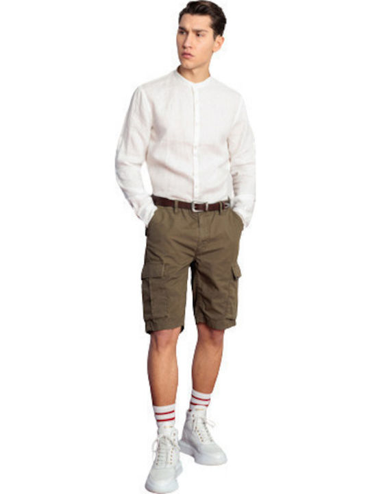 Ανδρική Βερμούδα Cargo Khaki