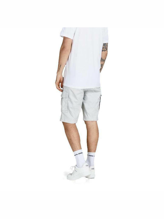 Jack & Jones Men's Cargo Shorts Glacier Gray