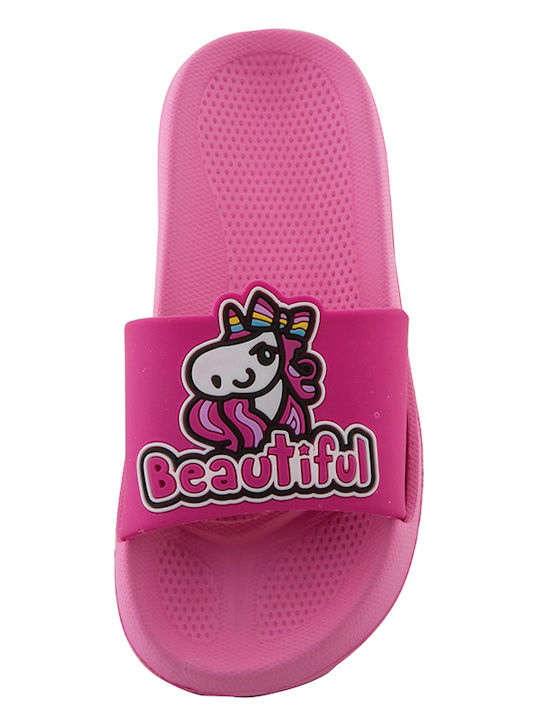 Kids' Slides Fuchsia