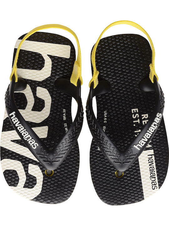 Kids' Flip Flops Black