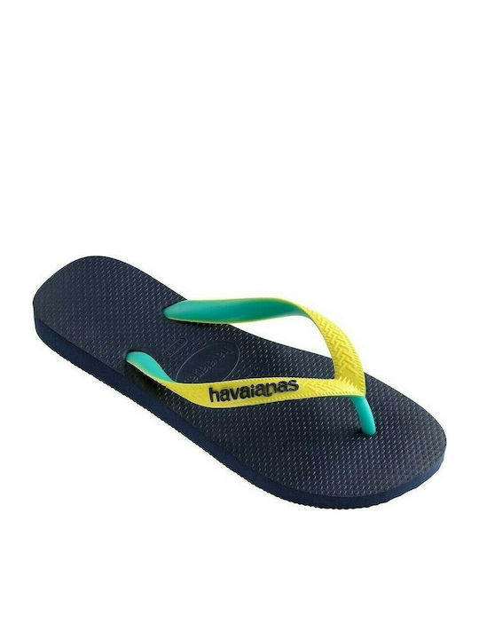 Kids' Flip Flops Yellow Top