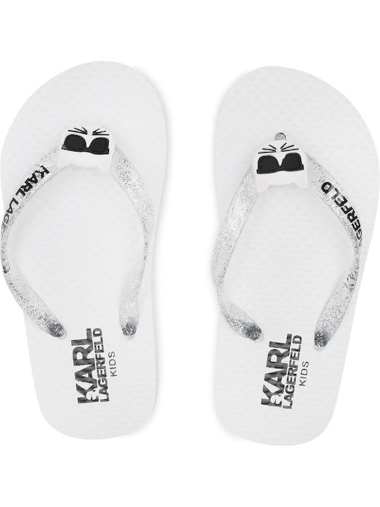 Παιδικές Σαγιονάρες Flip Flops Λευκές