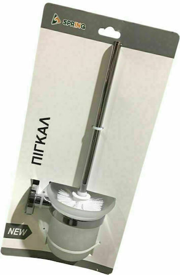 Spring 17753 Γυάλινο Πιγκάλ Μπάνιου Ασημί