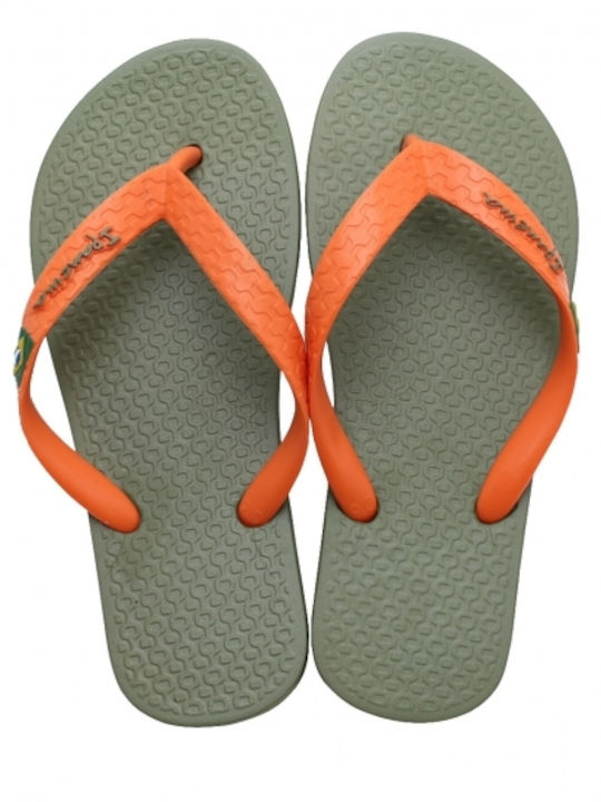 Ipanema Kids' Flip Flops Orange Classic Brasil II