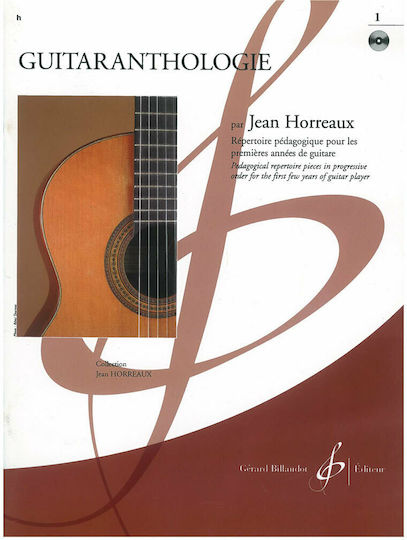 Gerard Billaudot Horreaux Guitaranthologie Sheet Music for Guitar + CD