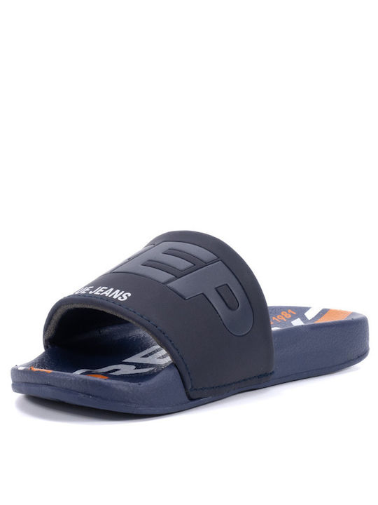 Παιδικές Σαγιονάρες Slides Navy Μπλε Kids Slide Jr Boy