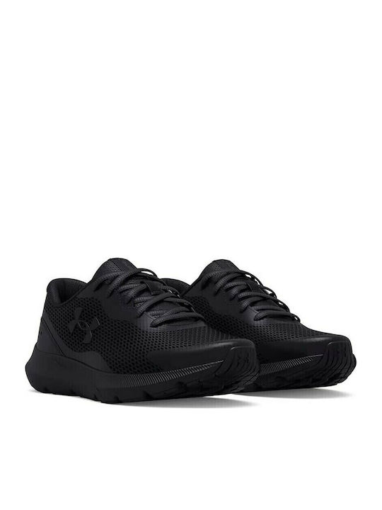 Bgs Surge Kids Sports Shoes Running with Laces Black