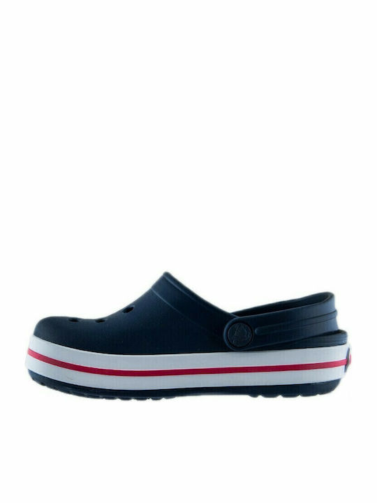 Crocband Παιδικά Ανατομικά Σαμπό Θαλάσσης Navy Μπλε Navy/Red