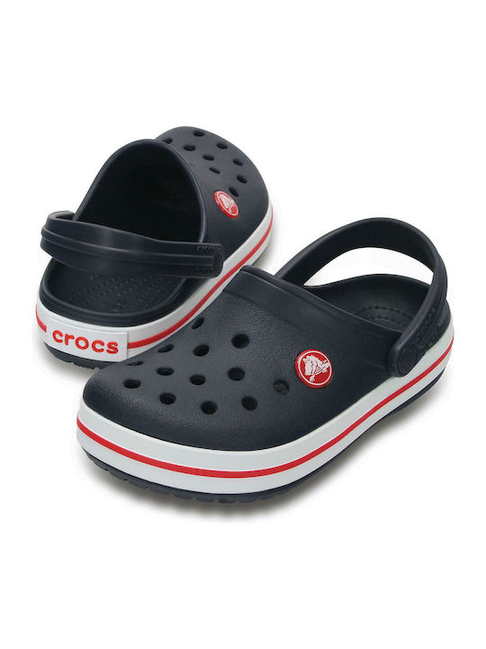 Crocband Παιδικά Ανατομικά Σαμπό Θαλάσσης Navy Μπλε Navy/Red