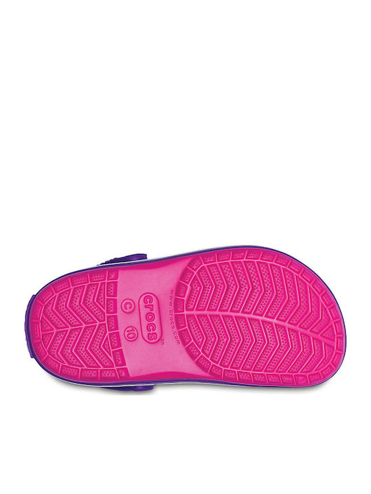 Crocband Children's Anatomical Beach Shoes Fuchsia