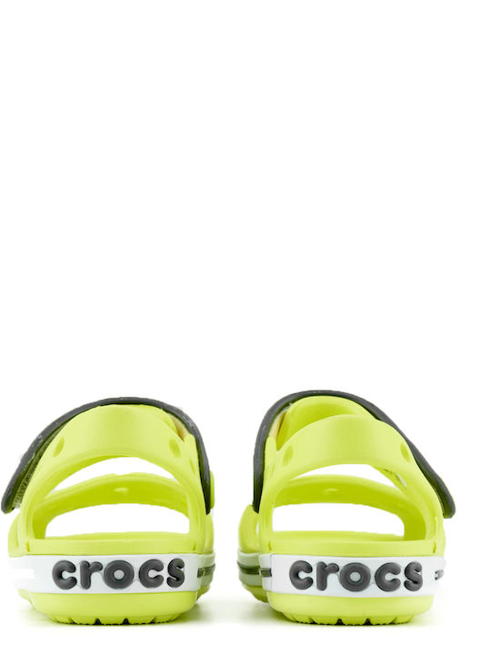 Crocband Children's Anatomical Beach Shoes Yellow