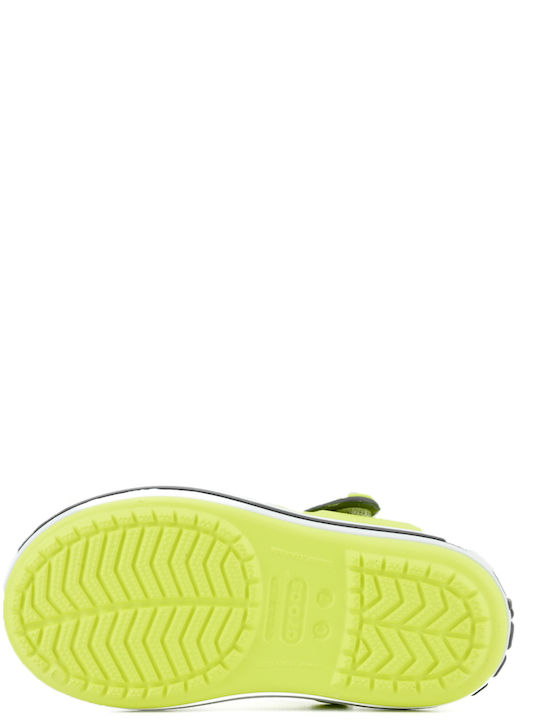 Crocband Children's Anatomical Beach Shoes Yellow
