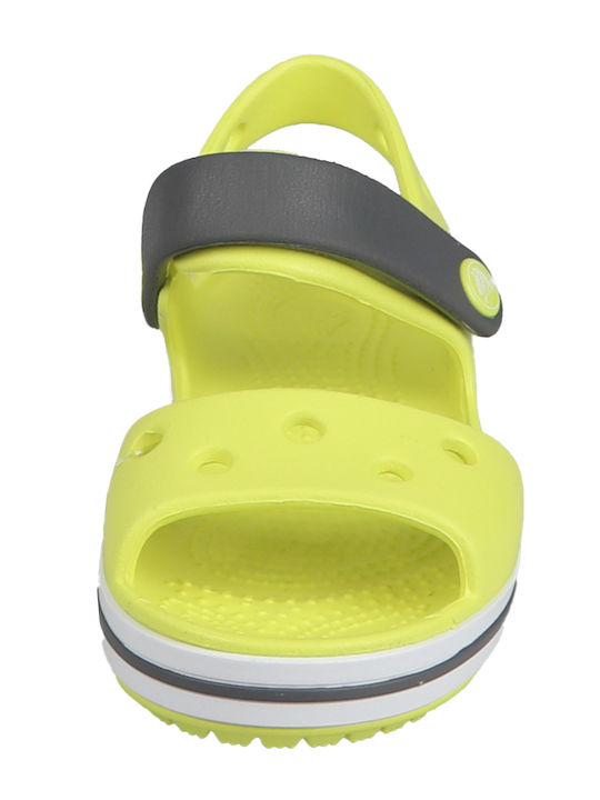 Crocband Children's Anatomical Beach Shoes Yellow