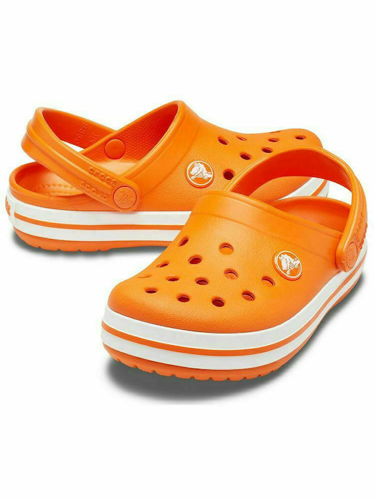Kids Anatomic Beach Clogs Crocband Orange