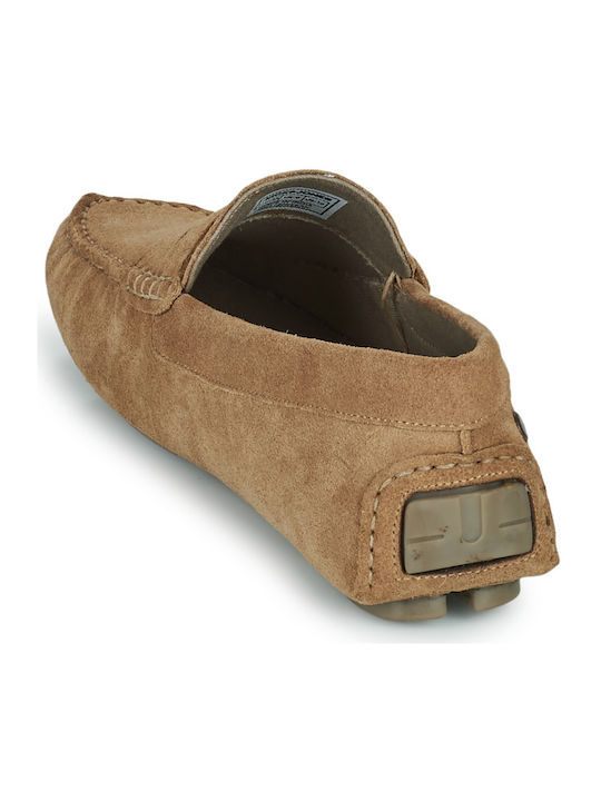 Suede Ανδρικά Loafers Taupe