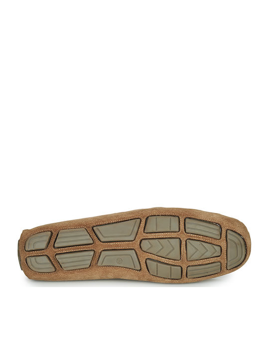 Suede Ανδρικά Loafers Taupe