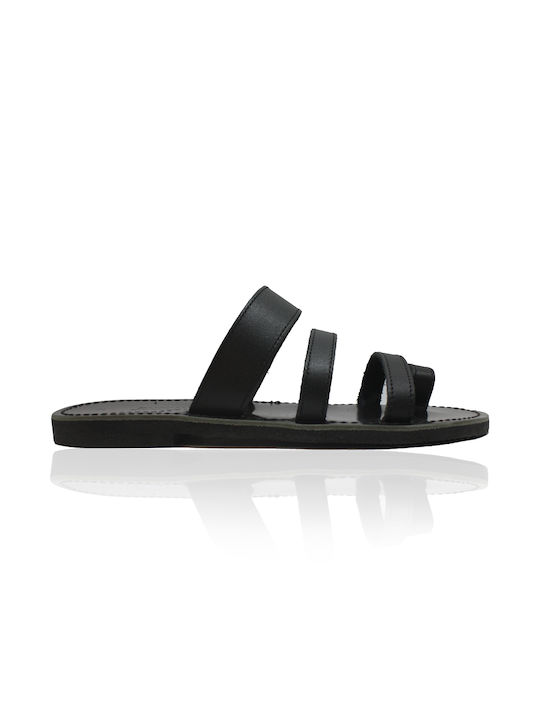 Men's sandal in black color