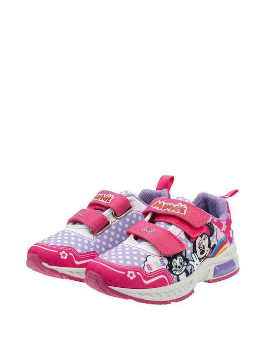 Modum Kinder-Sneaker mit Klettverschluss Fuchsie