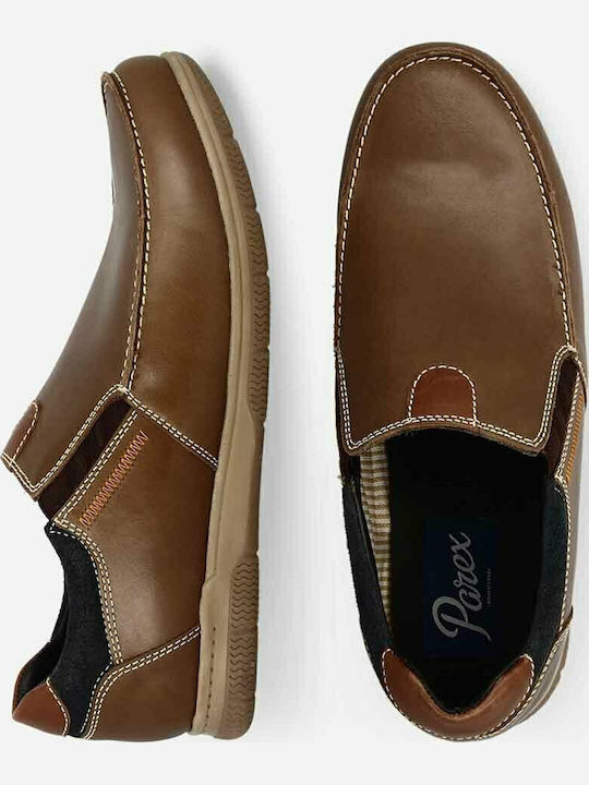 Leder Herren Mokassins in Braun Farbe