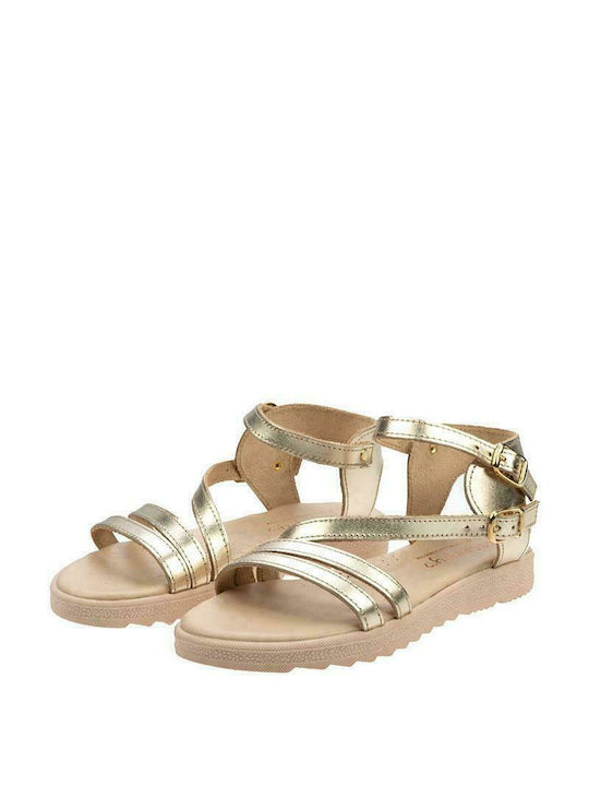 Scarpy Kinder Sandalen Gold