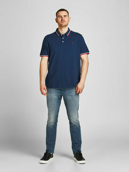 Polo Short Sleeve Blouse Navy Blazer