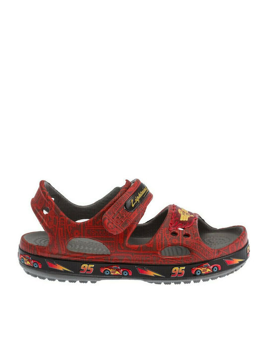 Crocband II Lighting Mcqueen Παιδικά Ανατομικά Παπουτσάκια Θαλάσσης Κόκκινα