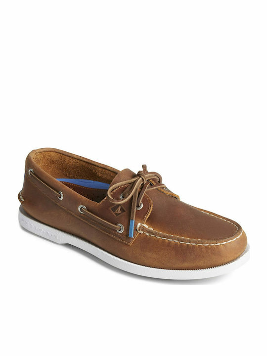Δερμάτινα Ανδρικά Boat Shoes Tan