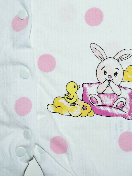 Evita Set Baby Bodysuit White