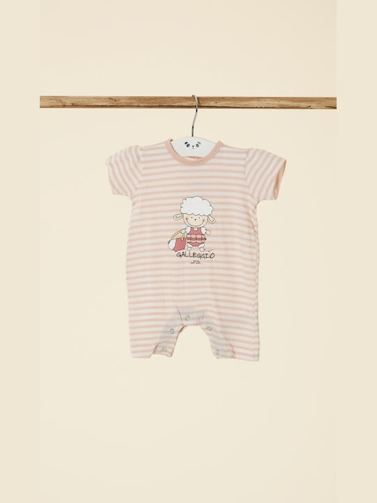 Happy People Baby Bodysuit Set Short-Sleeved Orange