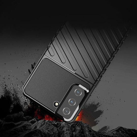 Powertech Задна корица Силикон Черен (Galaxy S22+ 5G)