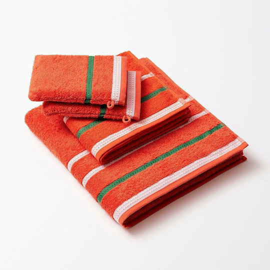 Benetton Bath Towel Set 4pcs Red Weight 450gr/m²