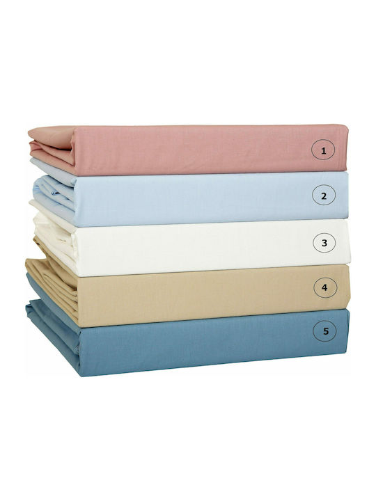 Anna Riska Sheet Sets Queen with Elastic 160x200+30cm. Prestige 4 Beige 4pcs