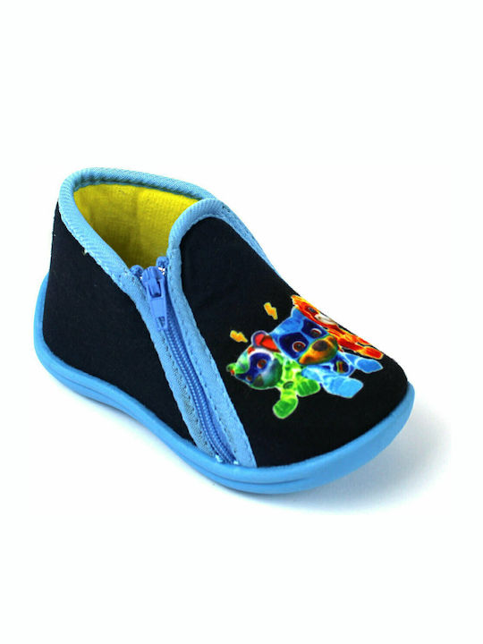 Blue Boots Kids Slippers