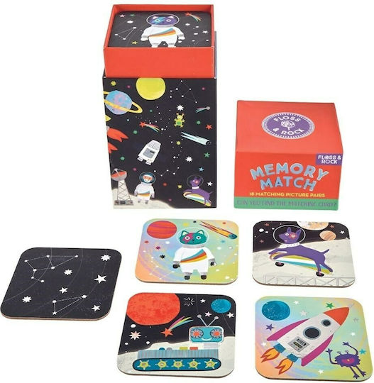 Επιτραπέζιο Παιχνίδι Memory Match Space 2+ Ετών (EN) Floss & Rock