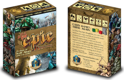 Gamelyn Board Game Ultra-Tiny Epic Kingdoms Deluxe Edition! for 2-5 Players Ages 14+ GG305 (EN)