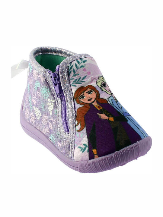 Kids Slippers Boots Lilac