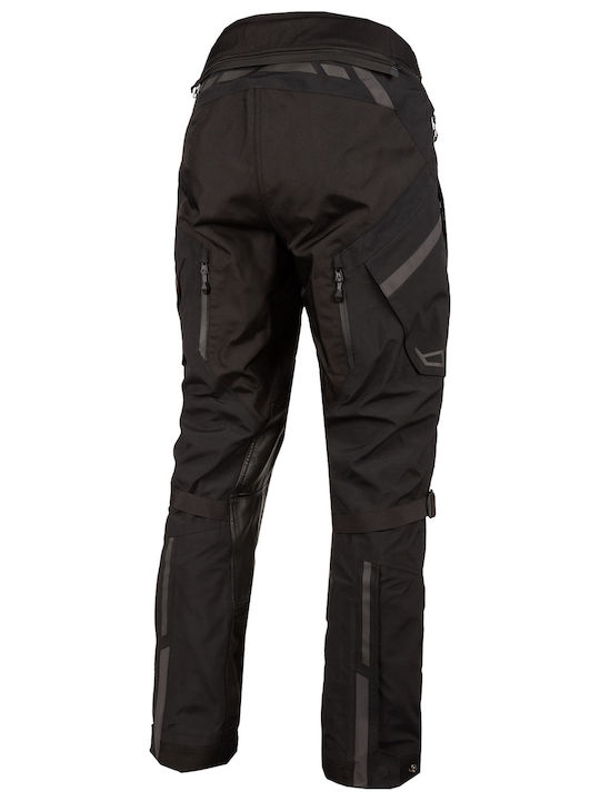 Rev'IT Kodiak Iarna Bărbați Pantaloni Motocicletă Cordura Impermeabil Stealth Black