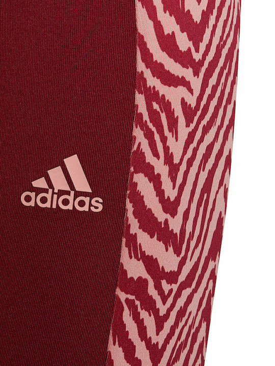 Kinder Leggings Sport Lang Rot Designed 2 Move