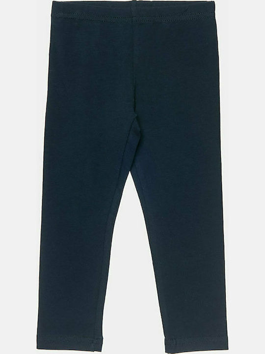 Kinder Leggings Lang Blau Basic