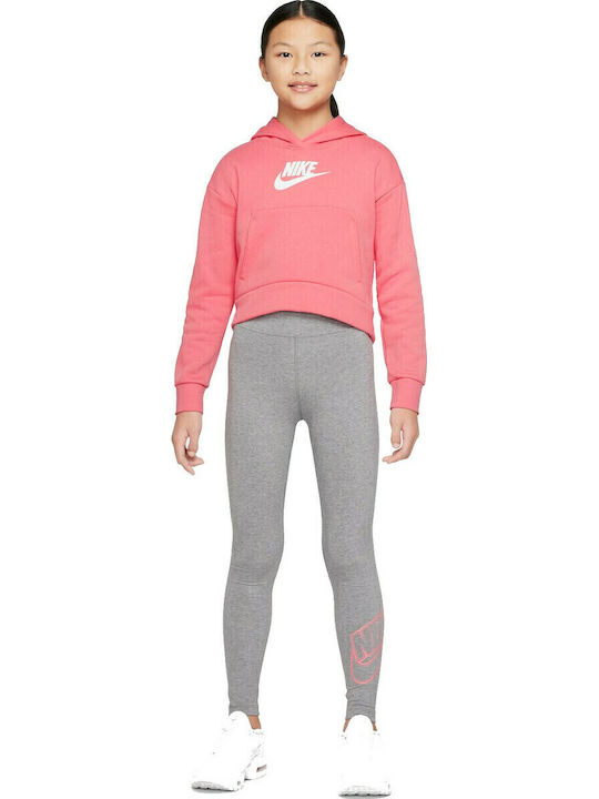 Kids Legging Sports Long Gray Sportswear Essential